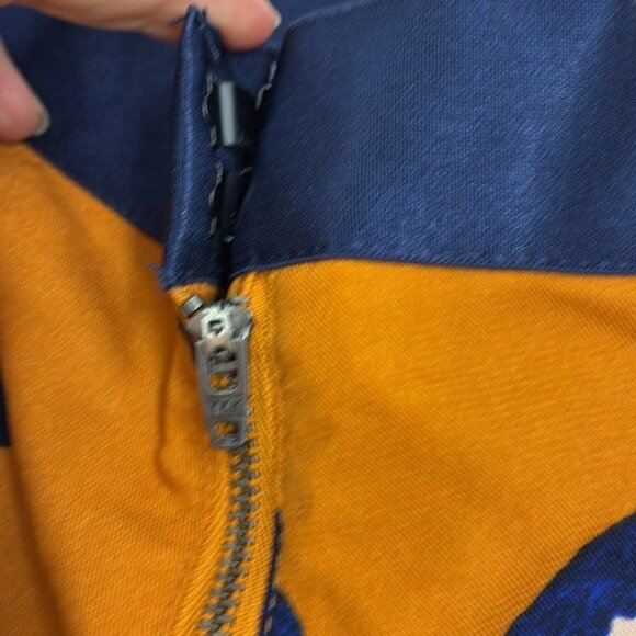 Phillip Lim Flare Skirt Womens Size 14 Orange Leopard Print Bold Animal Pattern - Picture 7 of 7